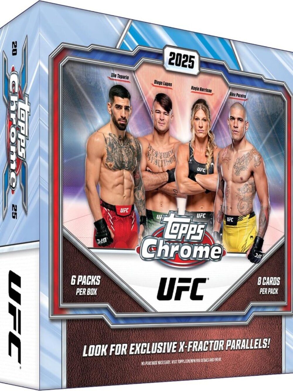 2025 Topps Chrome UFC - Factory Sealed - Mega Box